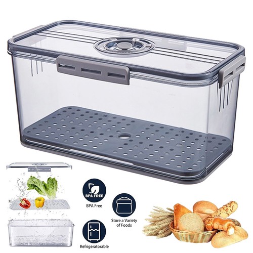 Bread storage container with - storage,