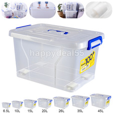 Plastic Storage Box Boxes Lid