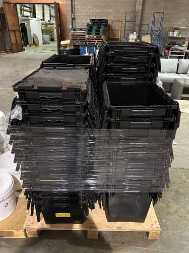 Large tote box attached - tote,