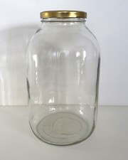 4.25 Litre Glass Jars & Lid