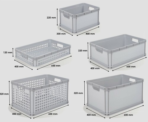 Heavy duty plastic stacking - heavy,