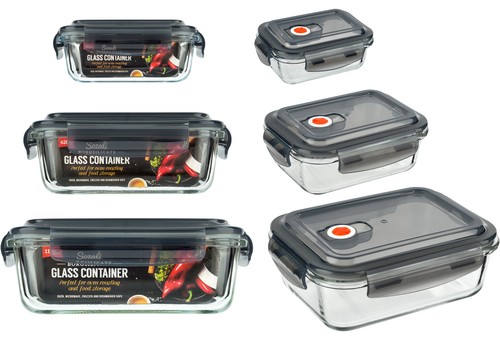 Premium glass food - food, storage