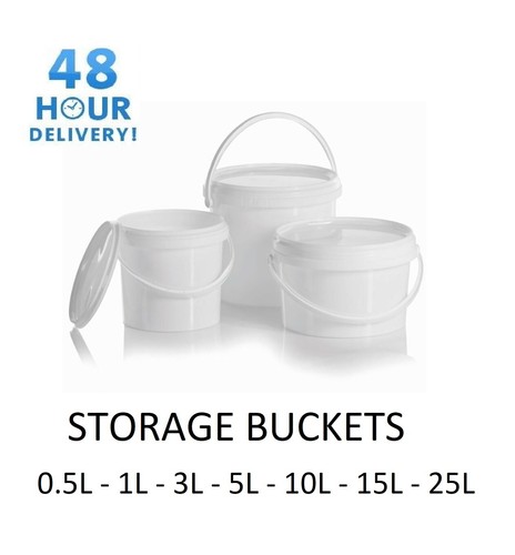 Plastic buckets tubs - plastic,