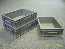 10 Used Plastic Storage Crates