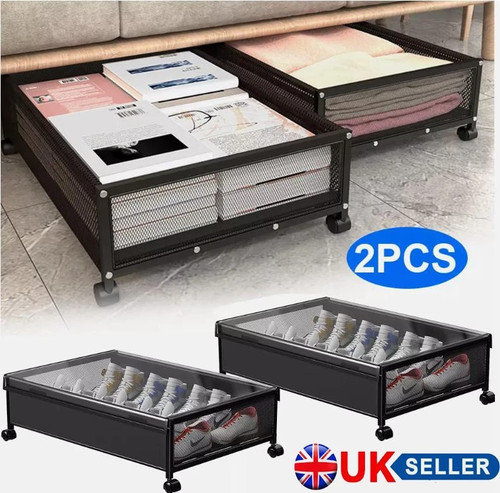 Under bed rolling storage - 2x,